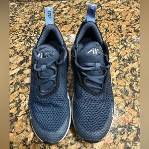 Nike Dark Blue/Black Kids' Mesh Athletic Sneakers